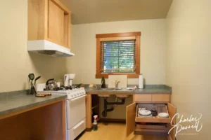 Kitchen in the Lark Cabin
